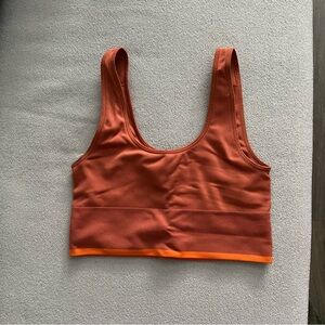 Outdoor Voices Seamless Rib Longline Bra